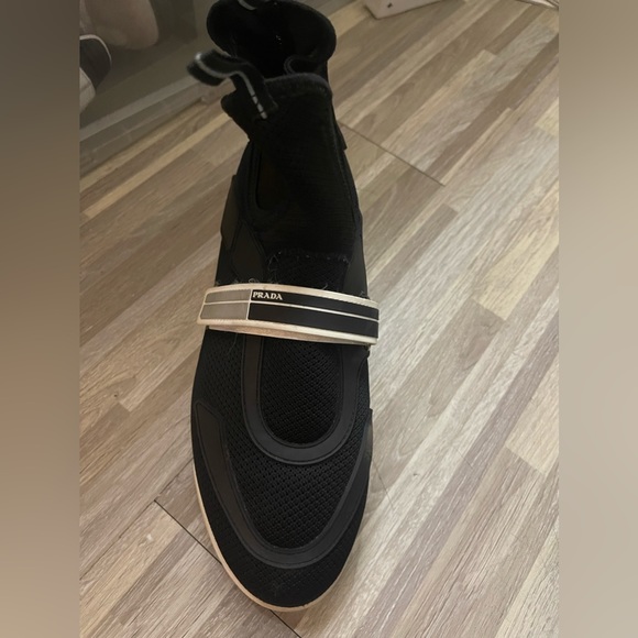 Black Prada nylon sneakers - Picture 4 of 8